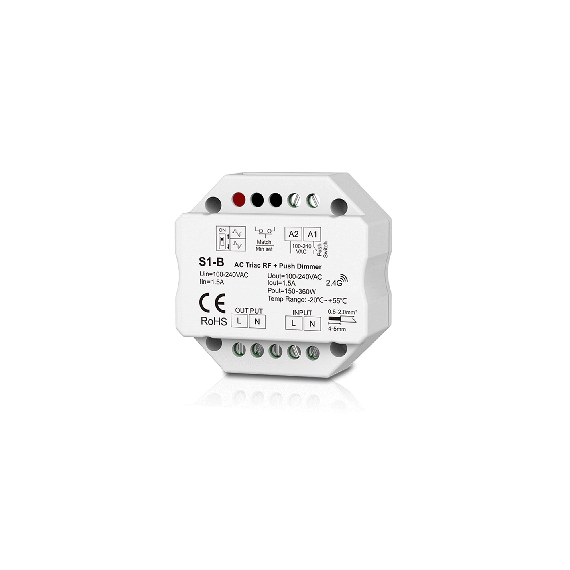 TEK  - PASTILLA TRIAC  S1-B PULSADOR + RF